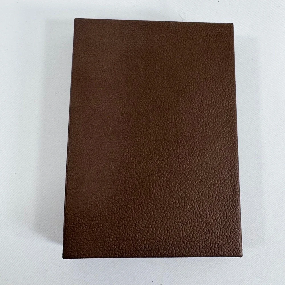 TLS Wallets Trifold Wallet Saddle Tan Buffalo Leather Handcrafted New wih Box‎
